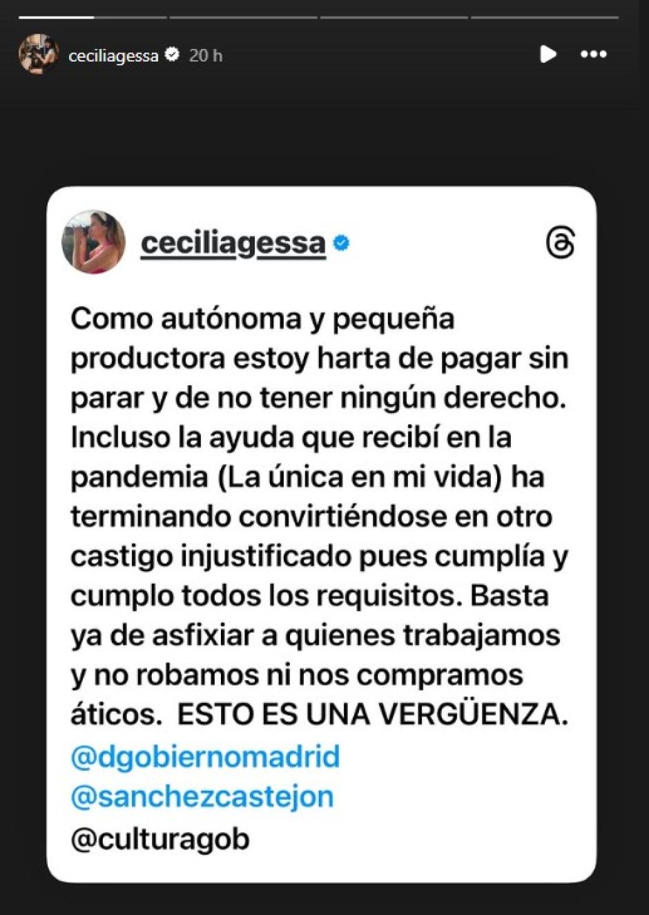 Publicación de Cecilia Gessa