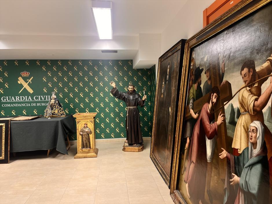Recuperadas de Orduña 30 piezas del monasterio de Belorado que las cistmáticas pretendían vender