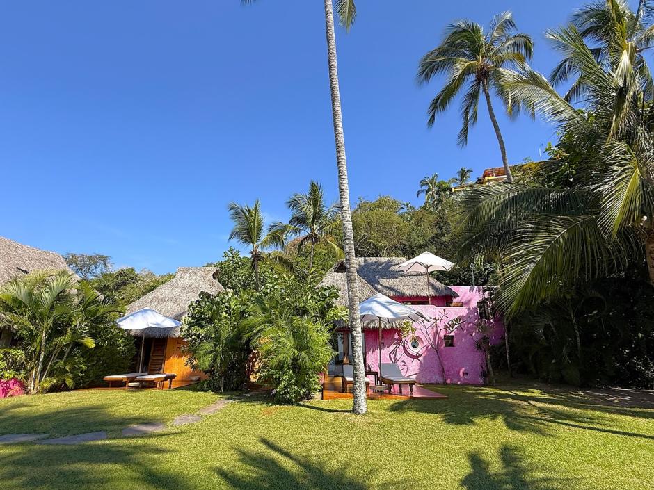 Bungalows en Playa Rosa.