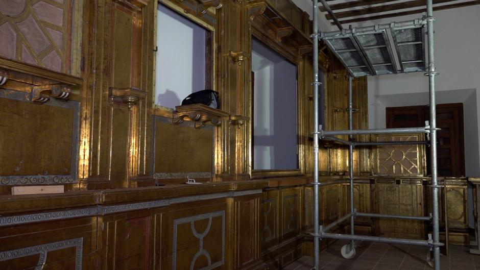 Sala que acoge el relicario en Alcalá de Henares