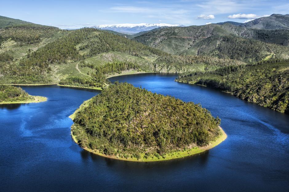 Meandro del Melero, cerca de Riomalo de Abajo.