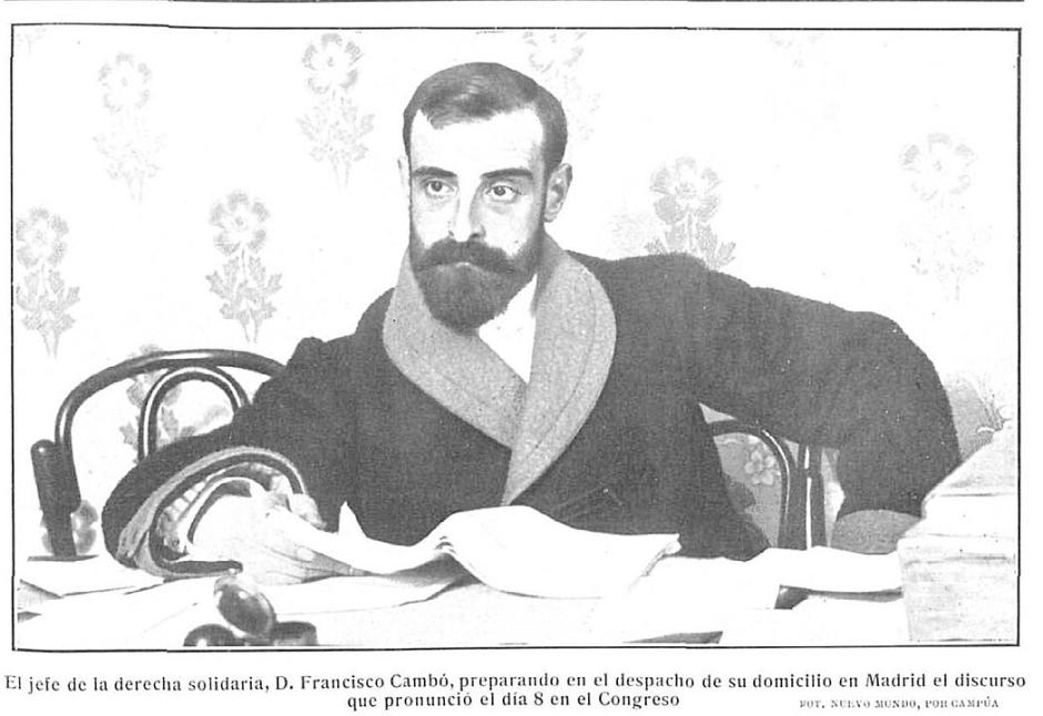 Francesc Cambó, en una imagen de 1909