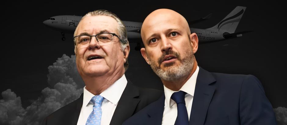 El presidente de Plus Ultra, Julio Martínez Sola, y el CEO del grupo, Roberto Roselli