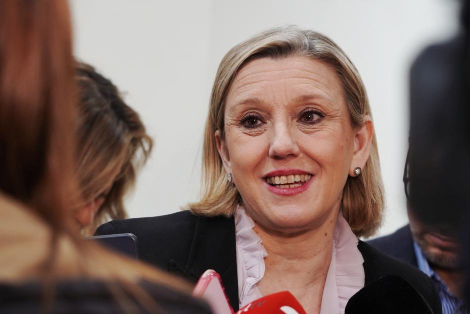 La vicepresidenta de la Junta y consejera de Familia e Igualdad de Oportunidades, Isabel Blanco, este viernes