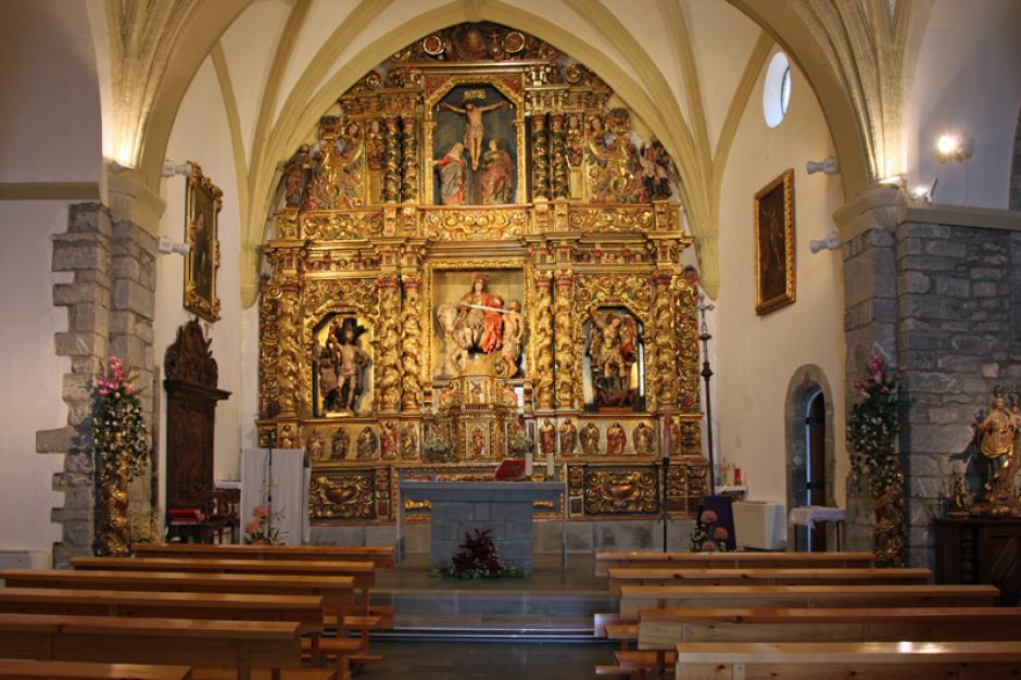 Retablo de la iglesia de San Martín.