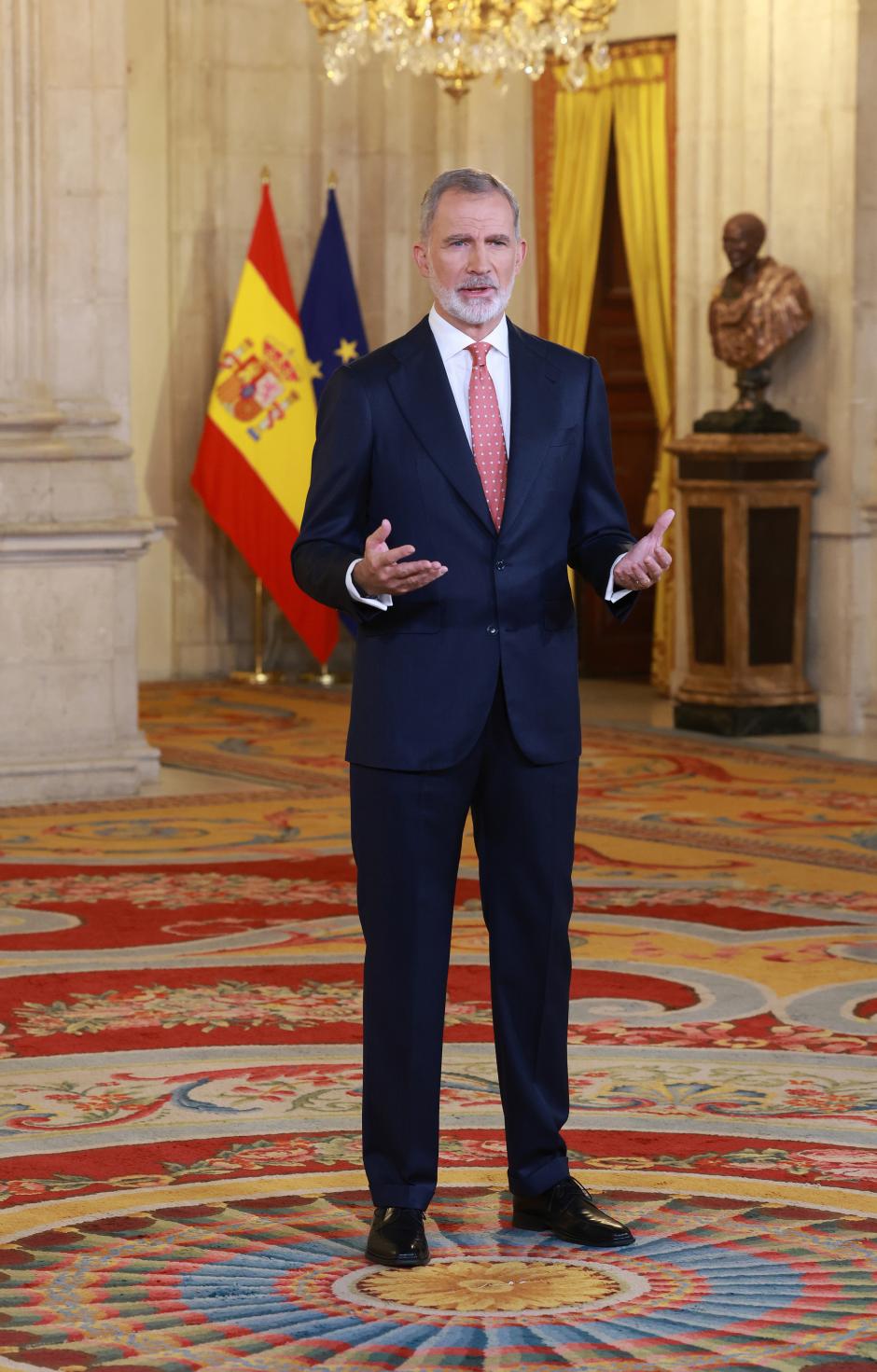 El Rey, en un momento de su intervención esta Nochebuena