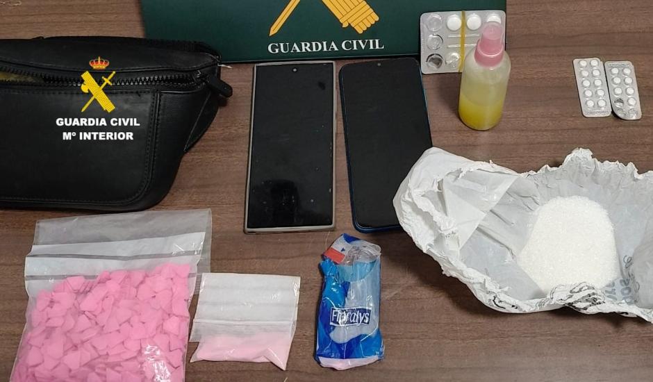 Detenido con varias drogas y en un estado "incontrolable" cuando viaja en un coche compartido en Zamora