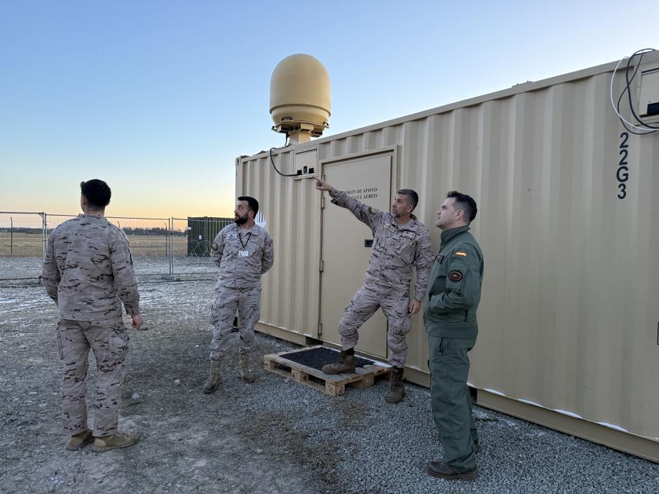 Personal del Escuadrón de Apoyo al Despliegue (EADA) del Ejército del Aire y del Espacio