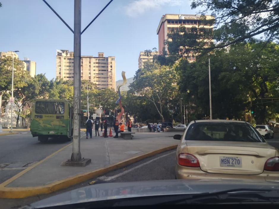 Alrededores del Parque Los Caobos en la capital de Venezuela