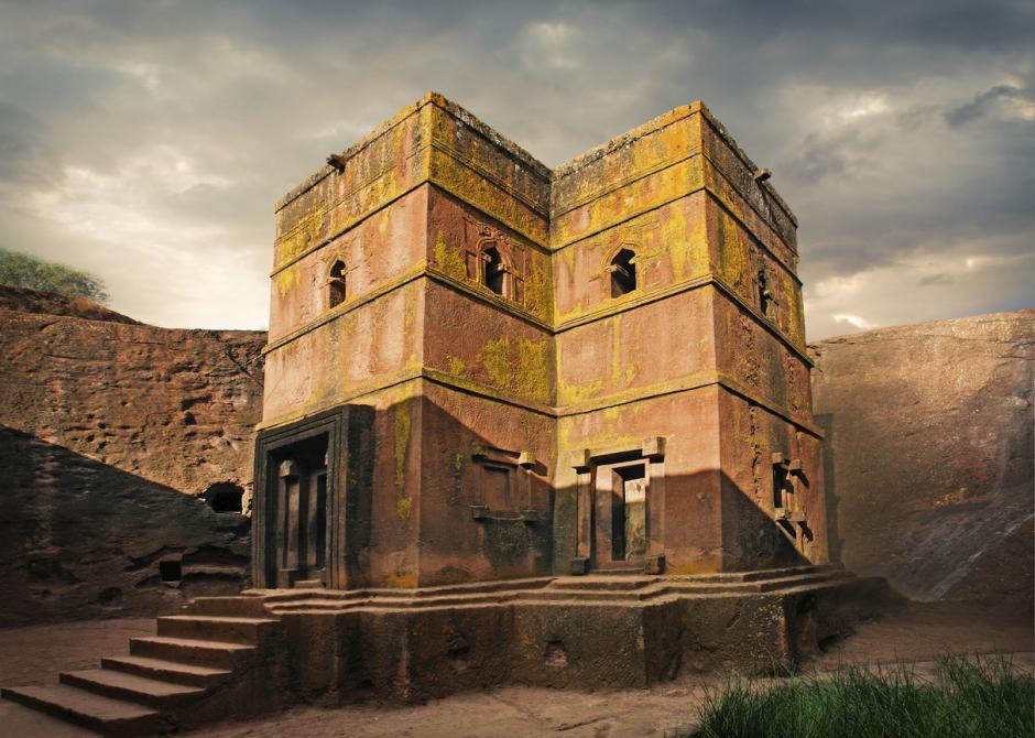 La iglesia de San Jorge en Lalibela