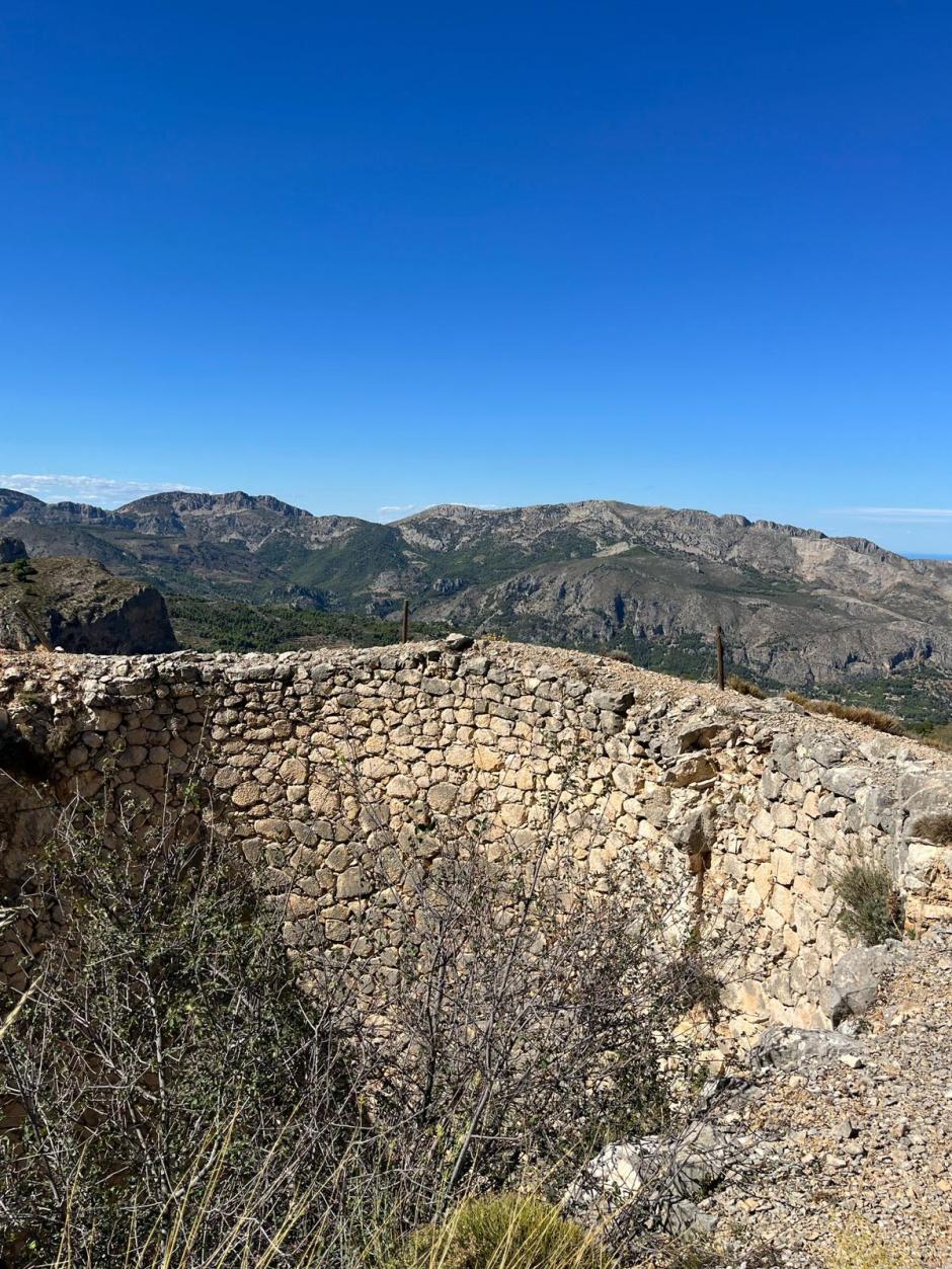 Imagen de archivo de una poza de nieve de Benifato, Alicante