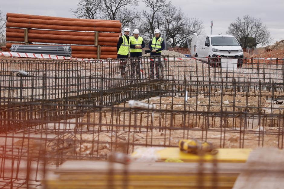 Obras del nuevo parque de Bomberos de Madrid