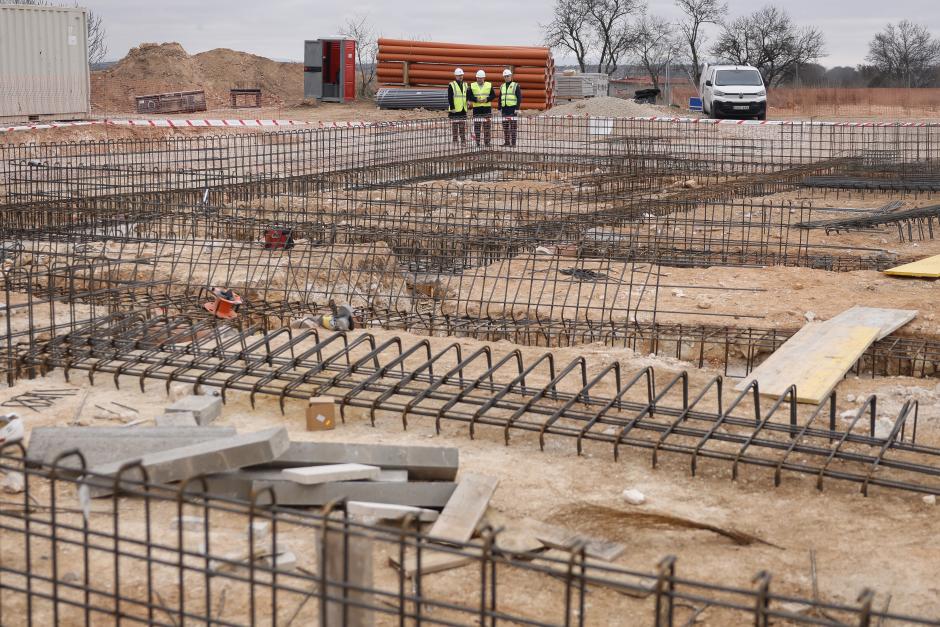 Obras del nuevo parque de Bomberos de Madrid