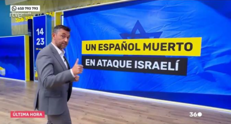 Javier Ruiz ataque israeli