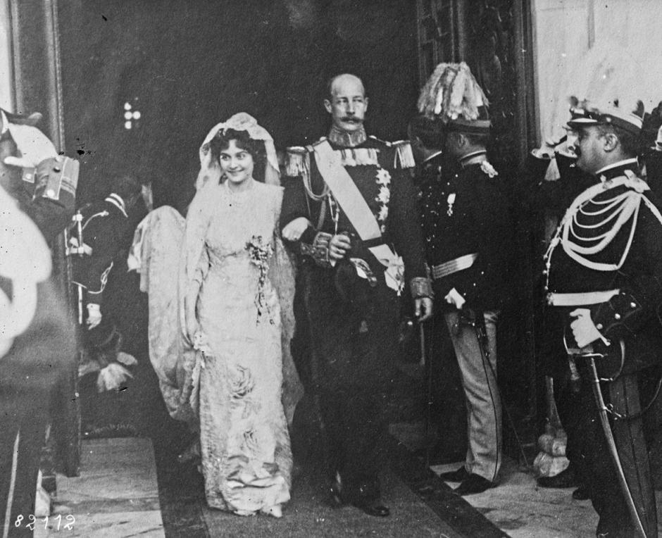 Matrimonio de María Bonaparte con Jorge de Grecia en Atenas, 1907