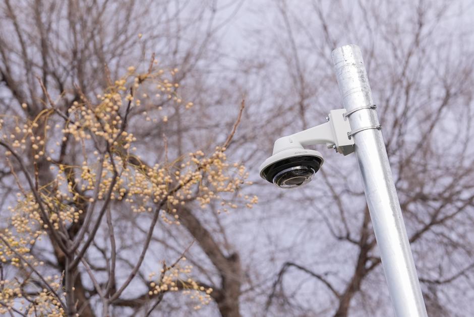 Cámaras vigilancia en el parque de Pradolongo
