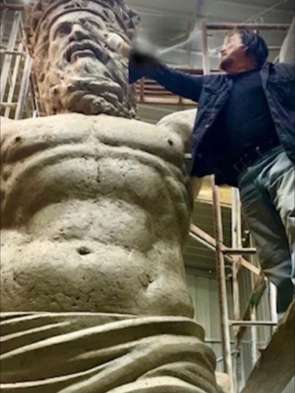 Neptuno, una figura colosal de Ginés Serrán