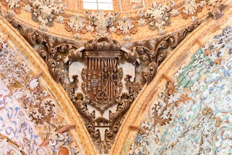 Imagen del interior de la capilla del Real Monasterio de Santa María de la Valldigna, Valencia