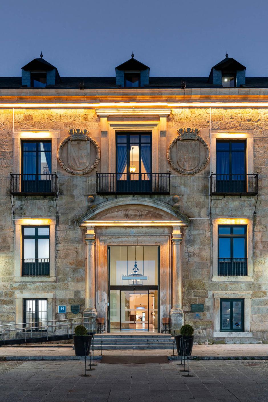 Entrada al Parador de Lerma (Burgos)