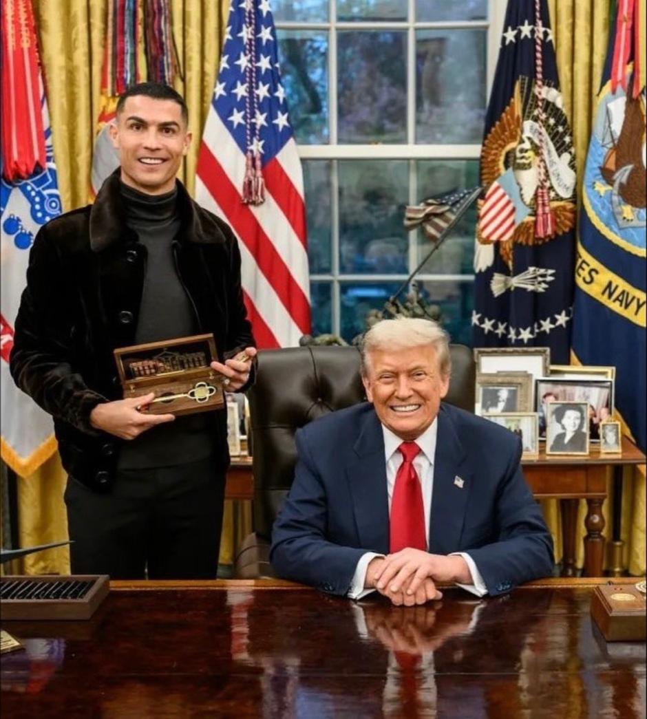 ronaldo  y trump