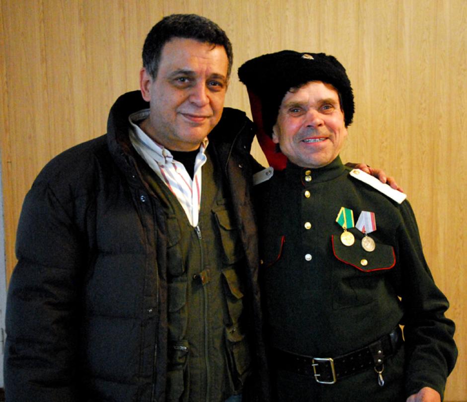 Con un cosaco en Akmola