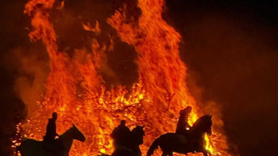 Imagen de la celebración de la fiesta de San Antonio Abad de Vilanova d'Alcolea, Castellón