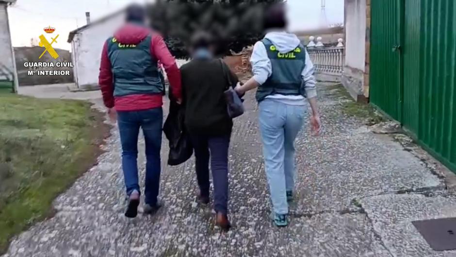 Mujer detendia en Burgos