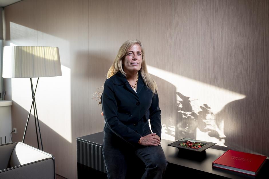 La consejera de Economía de la Comunidad de Madrid, Rocío Albert, durante una entrevista