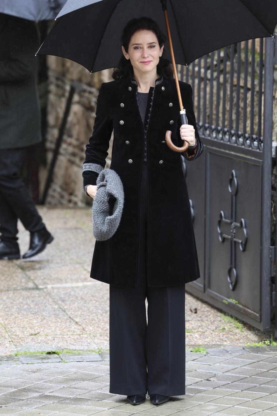 Isabel Diaz Ayuso, en la Catedral Ortodoxa de Madrid