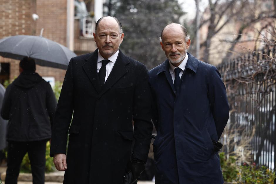 Kyril y Kubrat de Bulgaria, a su llegada a la Catedral Ortodoxa Griega de San Andrés y San Demetrio de Madrid
