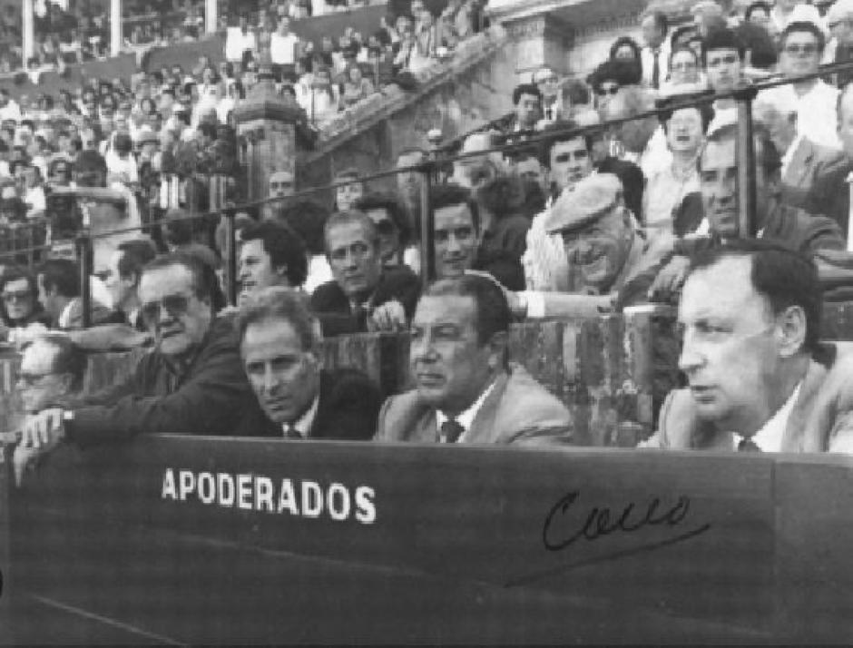 El torero Antonio Ordóñez como apoderado