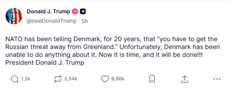 Captura de pantalla Trump