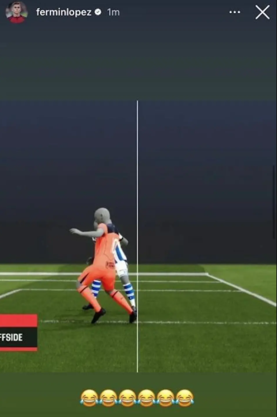 Imagen compartida por Fermín López en su cuenta de Instagram