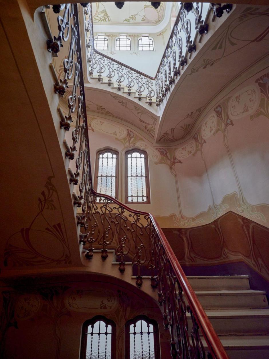 Interior de una casa modernista de Alcoy, Alicante