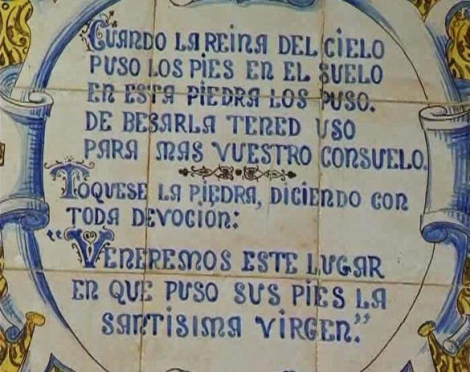 Piedra de la Virgen