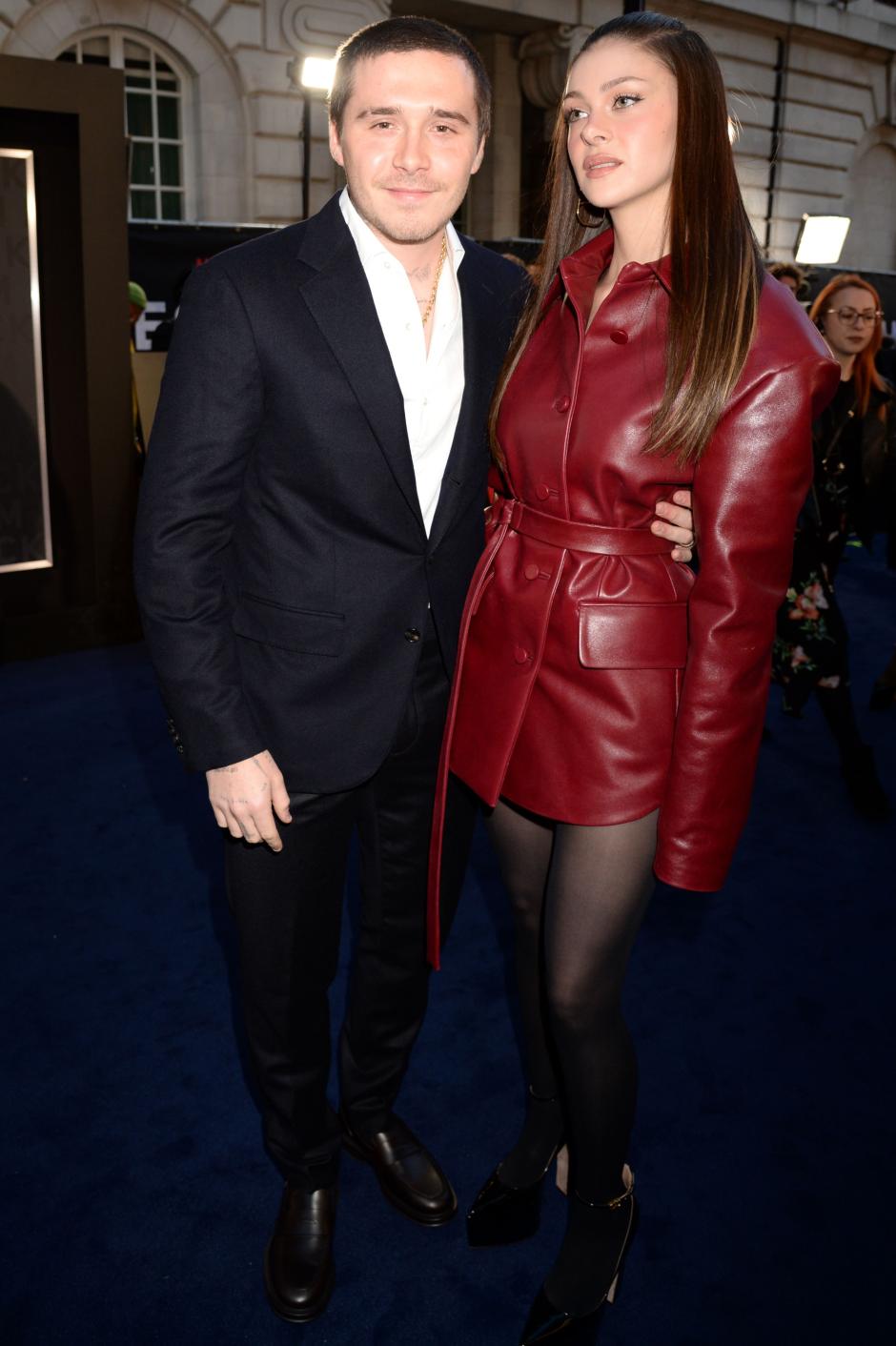 Brooklyn Beckham and actress Nicole Peltz attending 'Beckham' documentary film premiere in London, UK - 03 Oct 2023