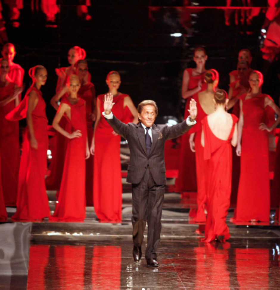 show de alta costura del Sr. Valentino 2008 en el Musée Rodin,