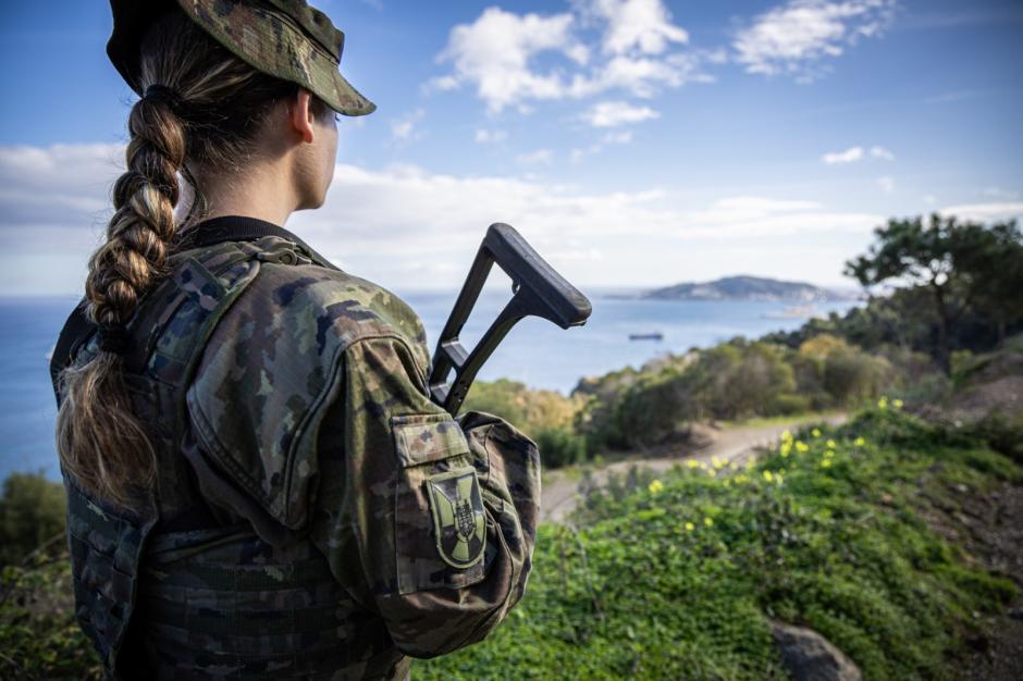 El Grupo Táctico Ceuta despliega en el campo exterior de la ciudad autónoma