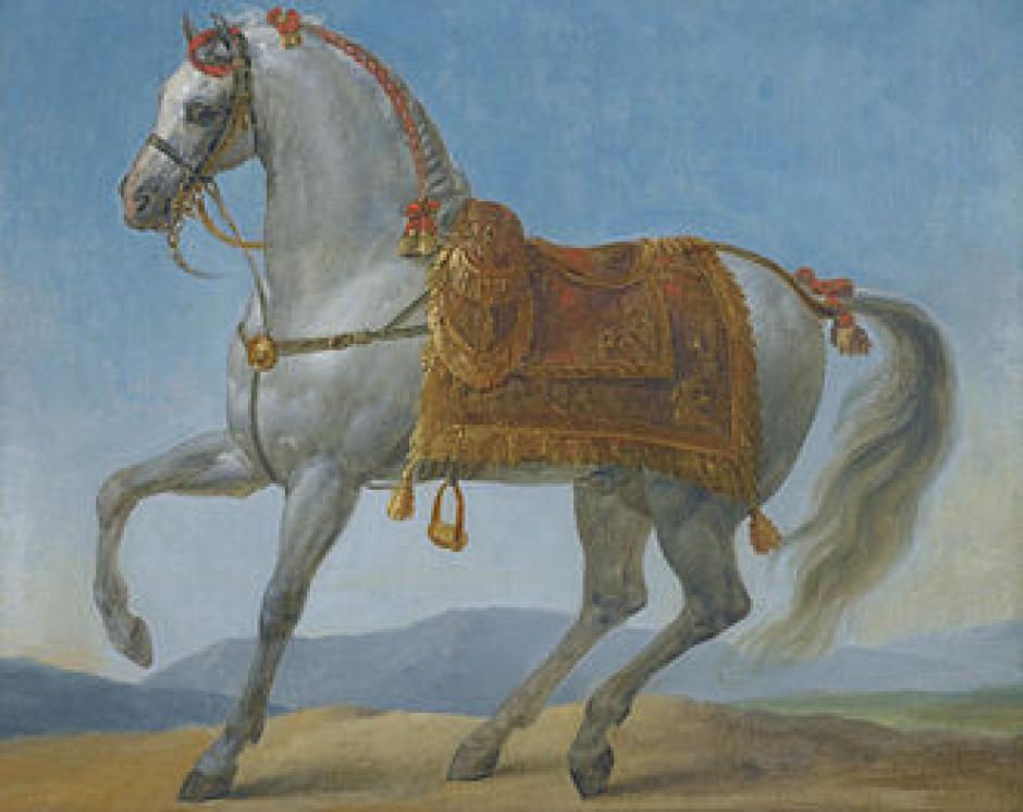 Marengo, el caballo más famoso de Napoleón Bonaparte.