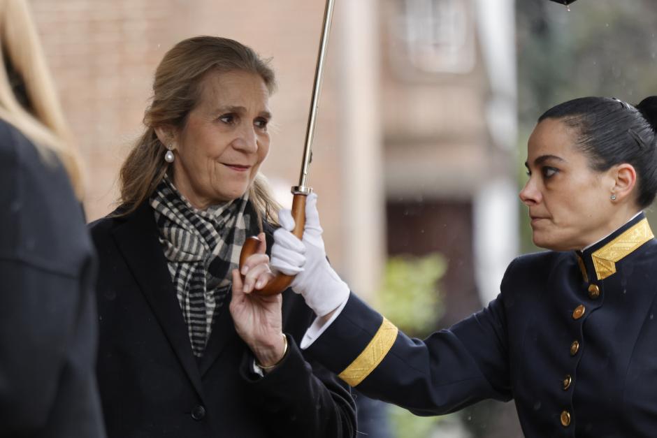 Infanta Elena during burial of Irene of Greece in Madrid on Saturday, 17 January 2026.