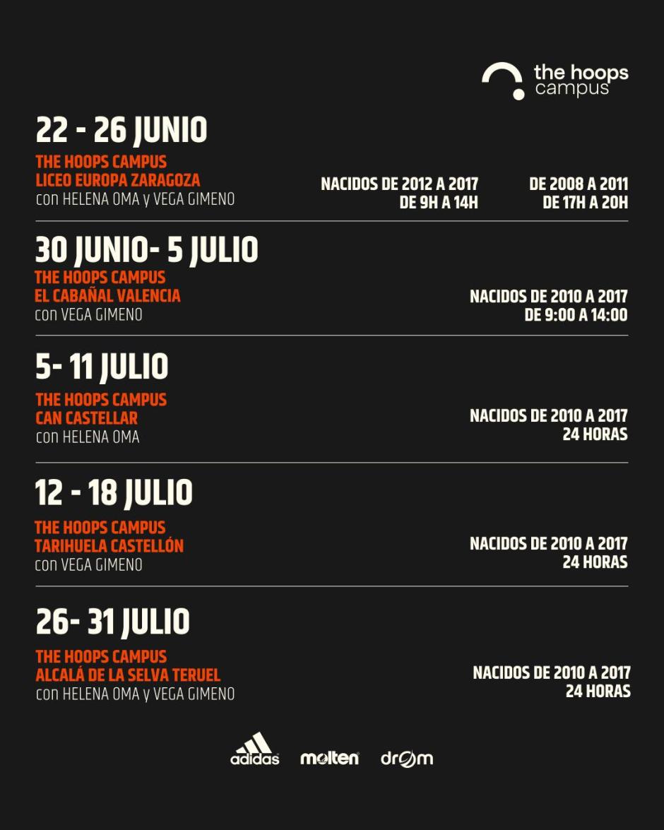 Imagen del calendario de toda la temporada