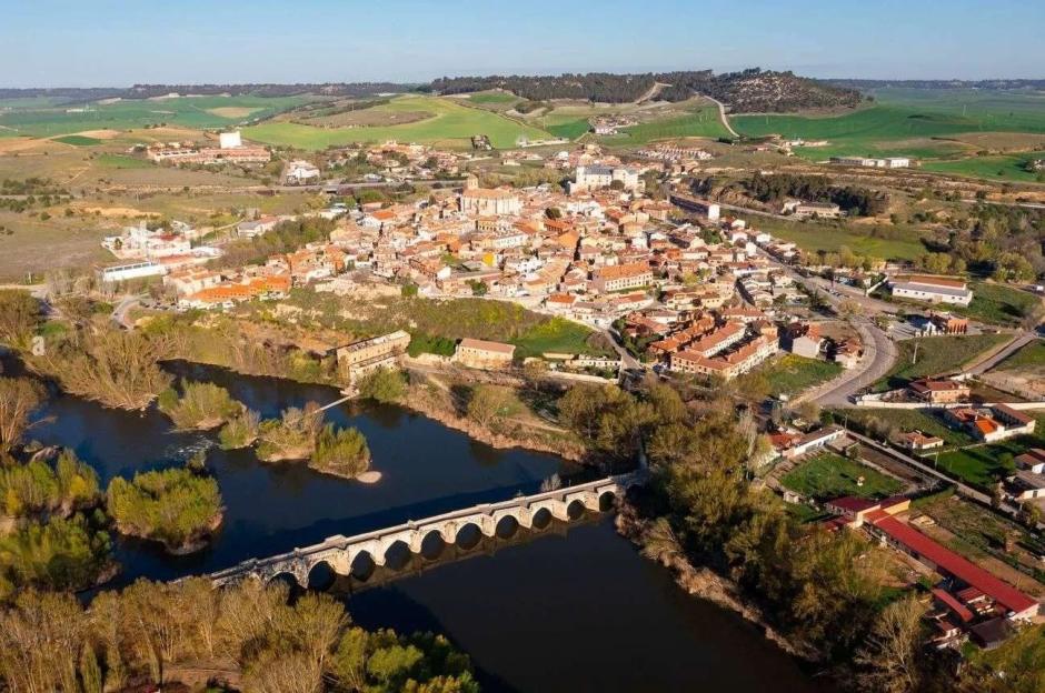Vista aérea de Simancas