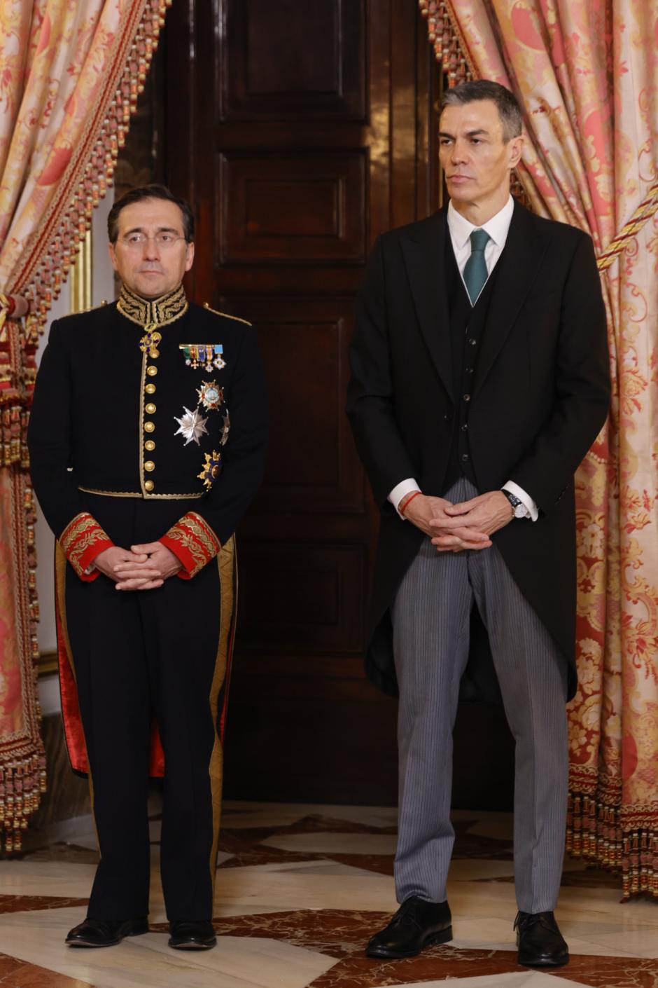 Sánchez y Albares, en la recepción al Cuerpo Diplomático