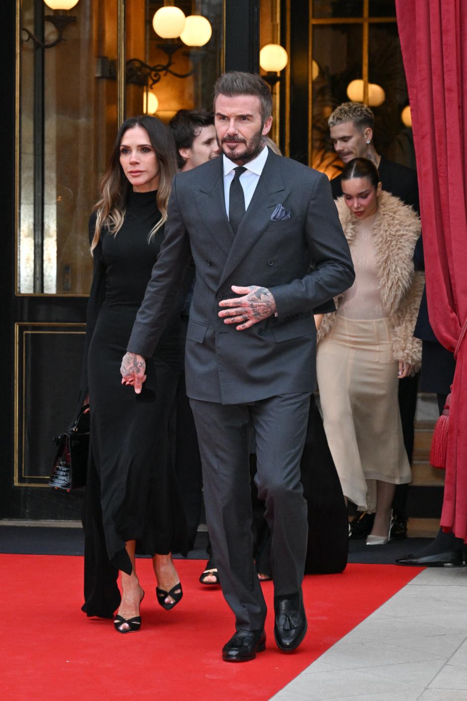 Los Beckham en París