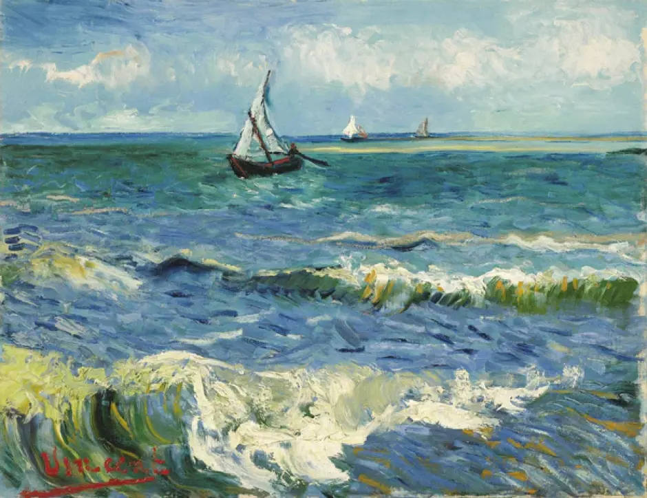 'Marina cerca de Les Saintes-Maries-de-la-Mer' obra de Vincent van Gogh