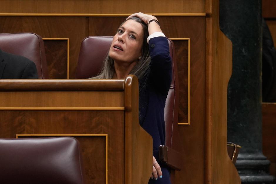 La portavoz de Junts en el Congreso, Míriam Nogueras, este martes
