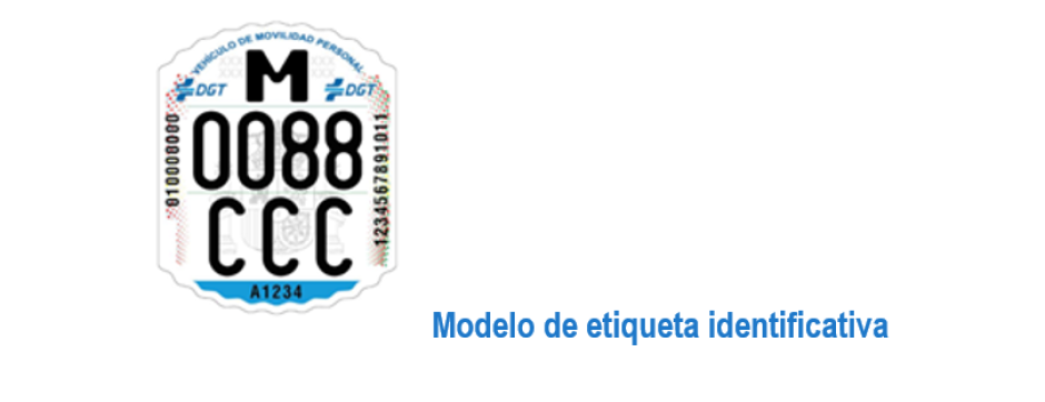 Identificativo que tendrán que usar los que no dispongan de placa