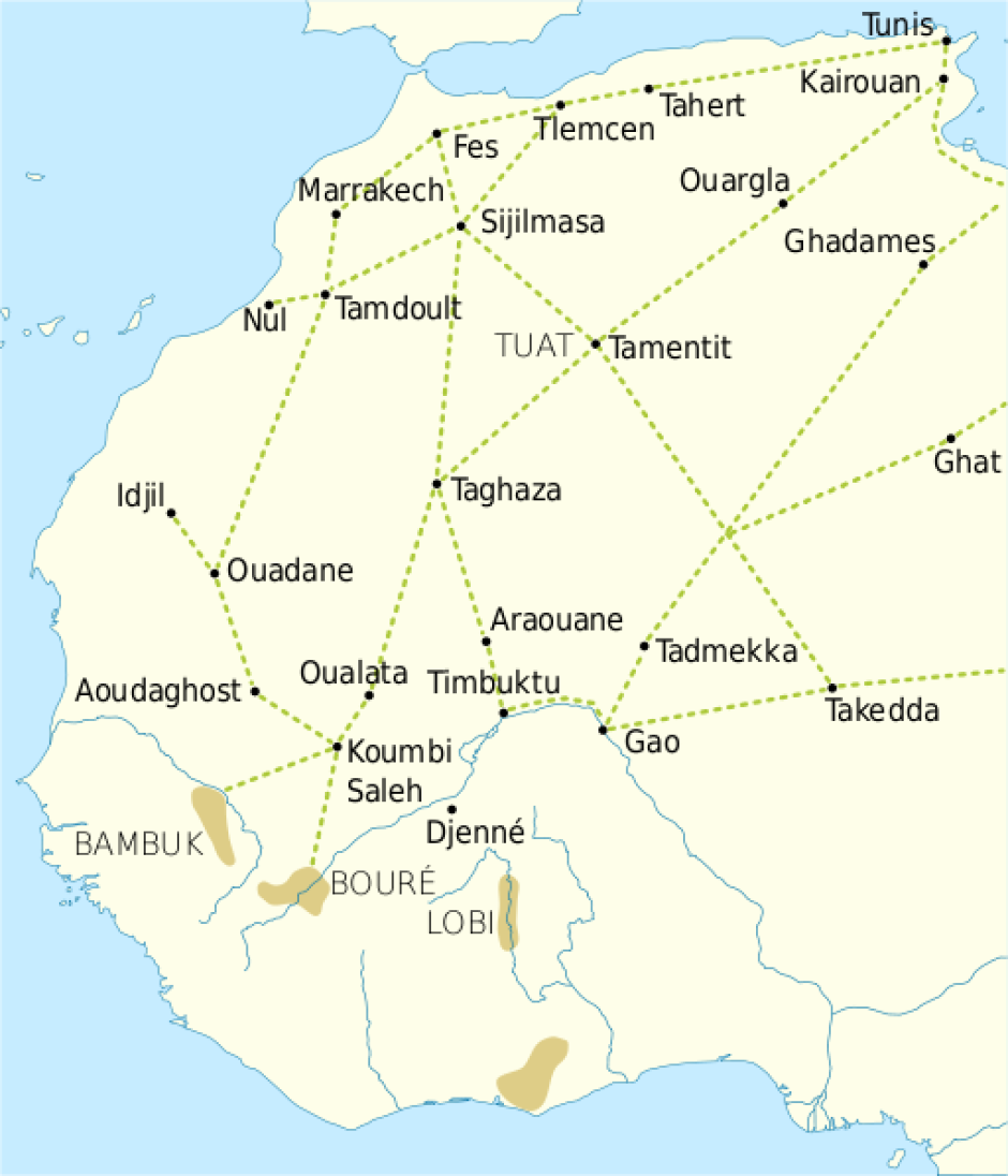Rutas comerciales transaharianas