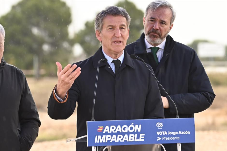 El presidente del PP, Alberto Núñez Feijóo
