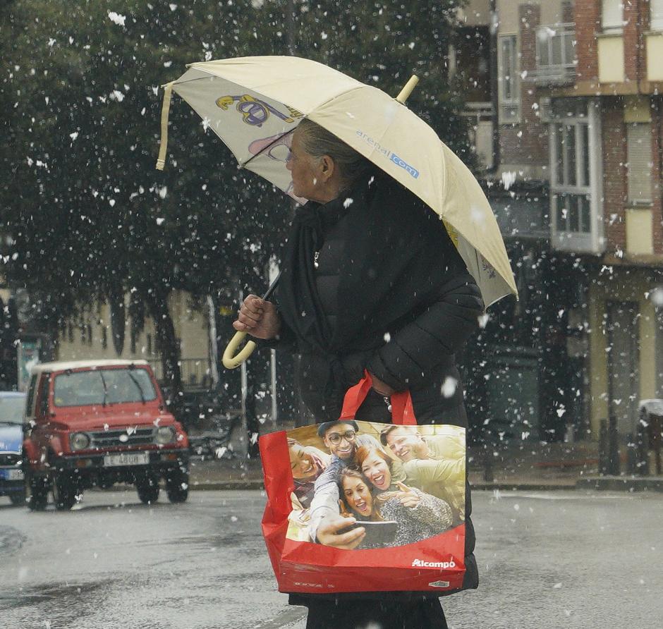 Las imágenes de la fuerte nevada que ha caído este miércoles en Castilla y León